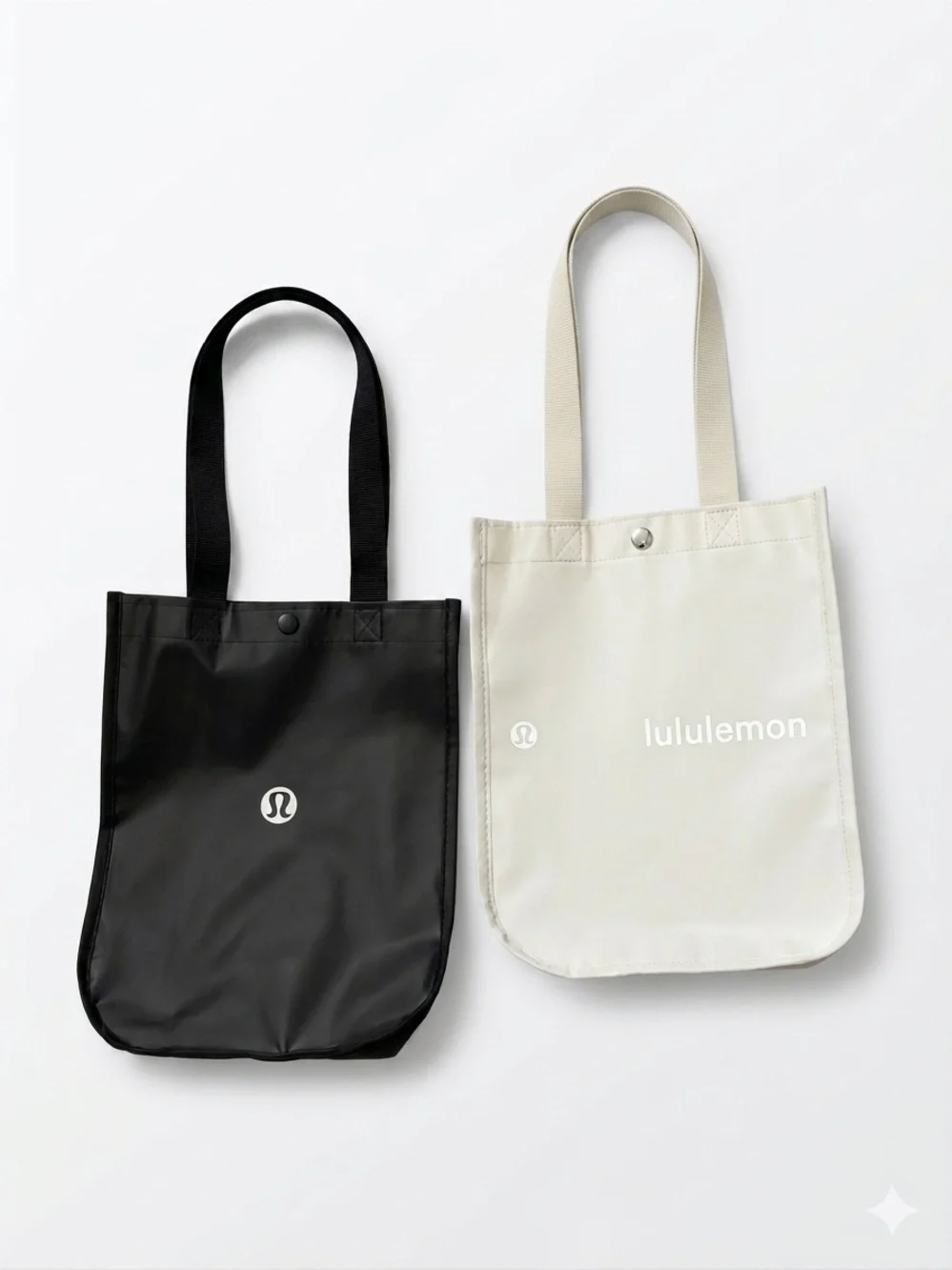 LULULEMON athletica SET OF Two  Everyday Tote - Black & Cream